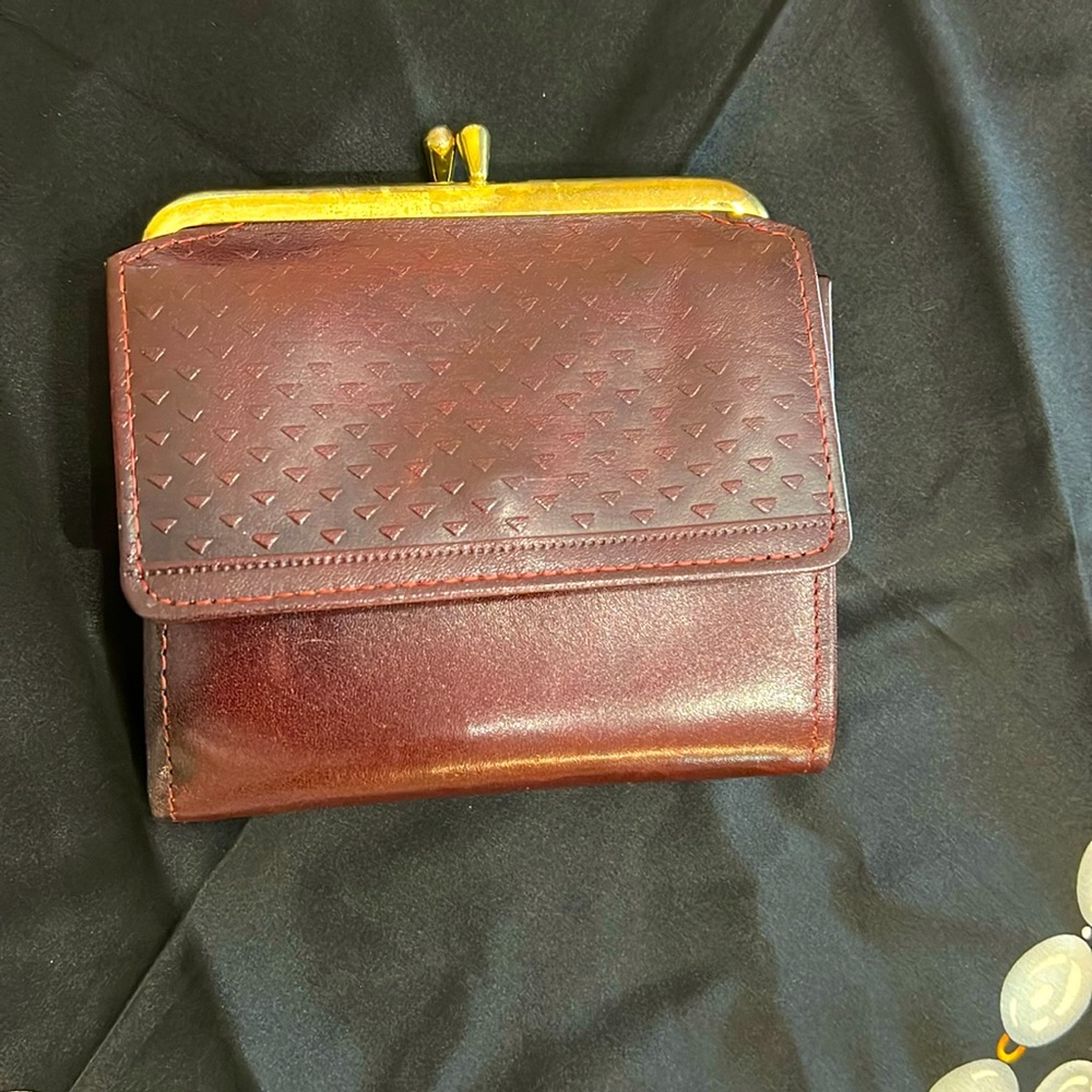 Vintage Princess Gardner full grain cowhide small wallet